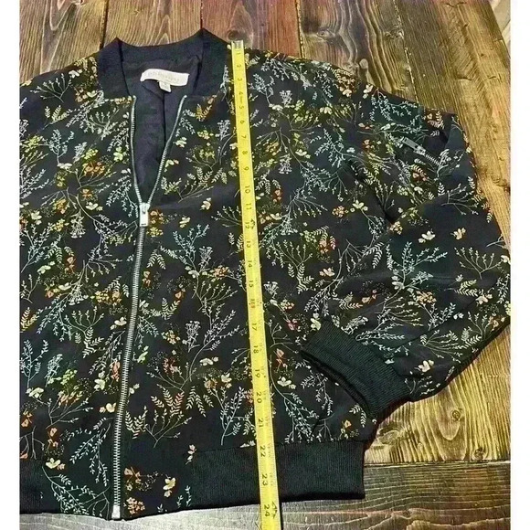 Philosophy Floral Bomber Jacket Sz Medium - Picture 5 of 10